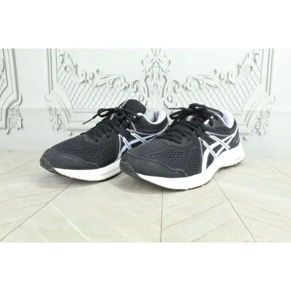 Asics Gel Contend 7 Black Mesh Breathable Running Sneakers Size 10 - Picture 2 of 9